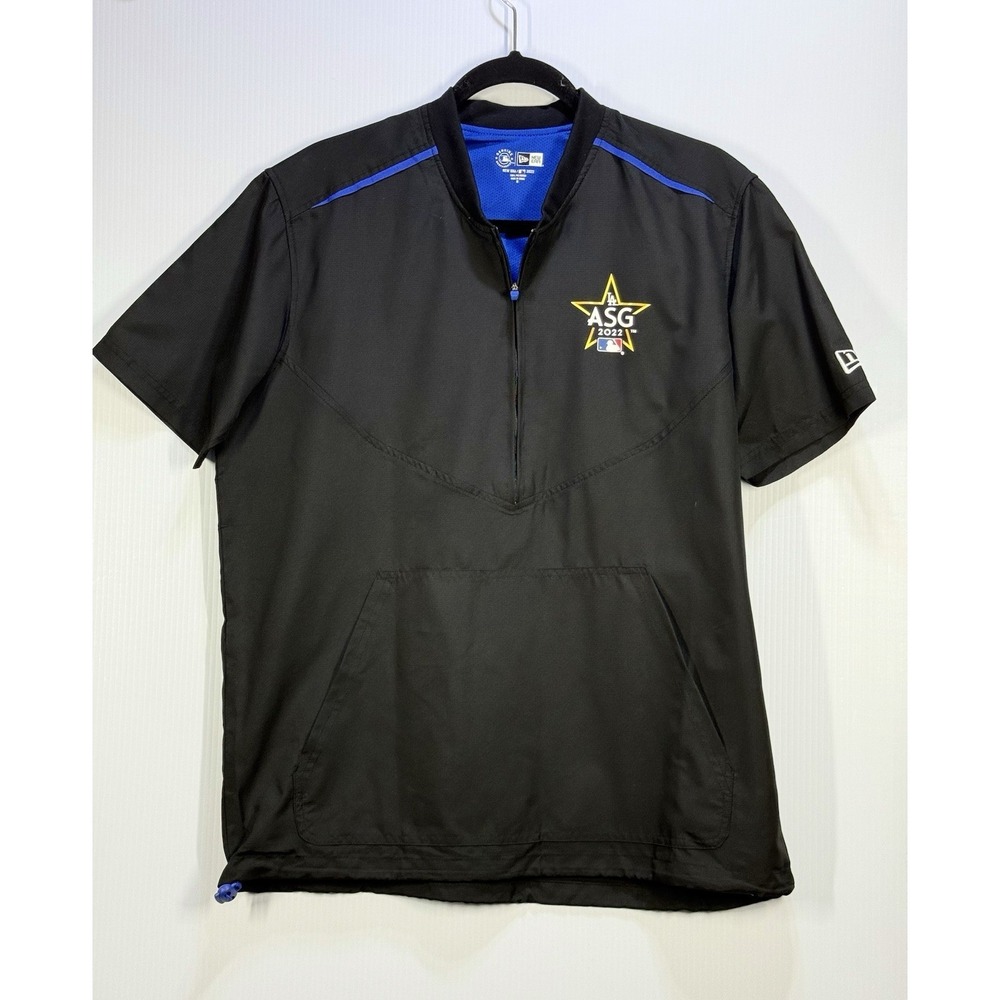 New Era MLB 2022 All Star Game ASG Black Pullover Medium LA Dodgers Windbreaker